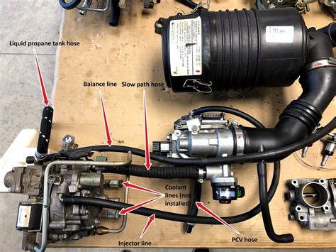 The early LPG carb (manufacturer unknown to me) had a separate regulator and the later carb (Bendix) had the regulator built into the carb. . Propane carburetor troubleshooting